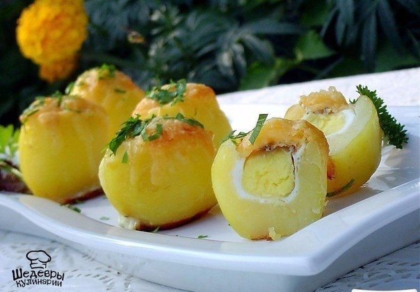 КАРТОФЕЛЬ С СЮРПРИЗОМ КАРТОФЕЛЬ С СЮРПРИЗОМ