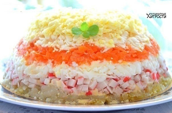 НЕЖНЕЙШИЙ САЛАТ С КРАБОВЫМИ ПАЛОЧКАМИ НЕЖНЕЙШИЙ САЛАТ С КРАБОВЫМИ ПАЛОЧКАМИ