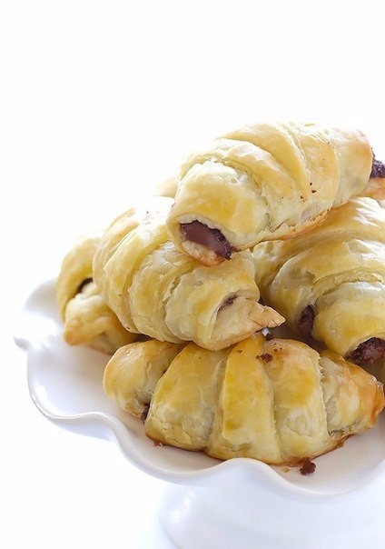 Круассаны с нутеллой