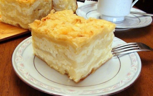 Ачма с сыром и творогом.