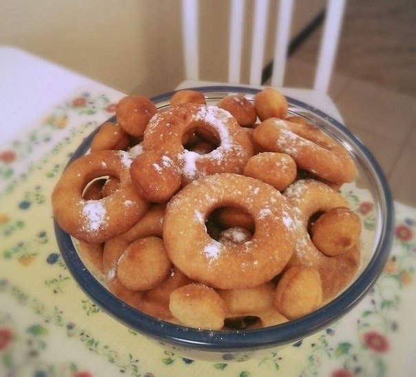Пышки на сгущенке.