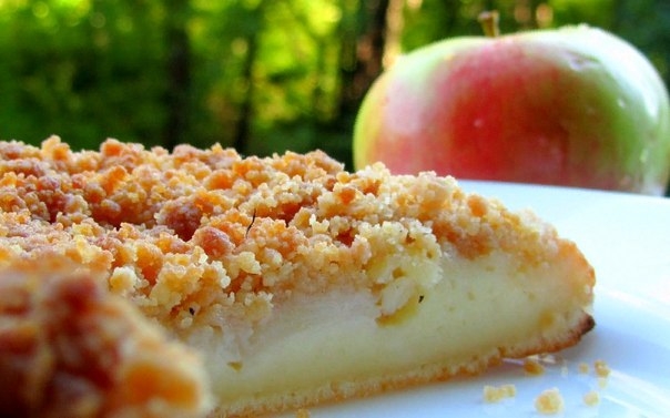 Яблочный пирог с карамельной крошкой. от Валентины Пейппо