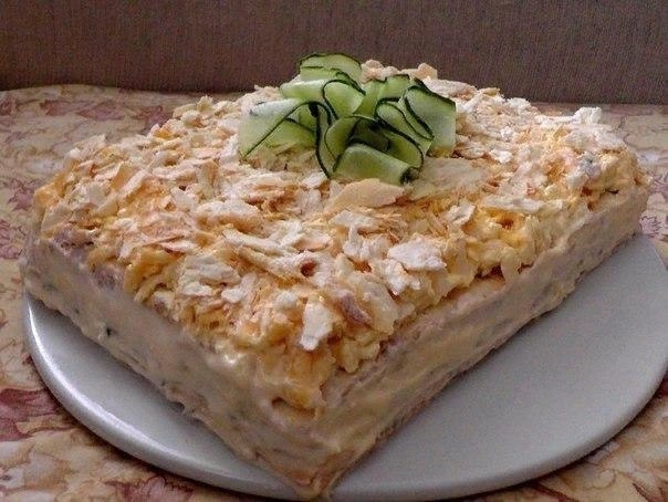 Салат-торт "Закусочный"