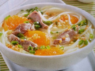 Суп из утки с цитрусовыми