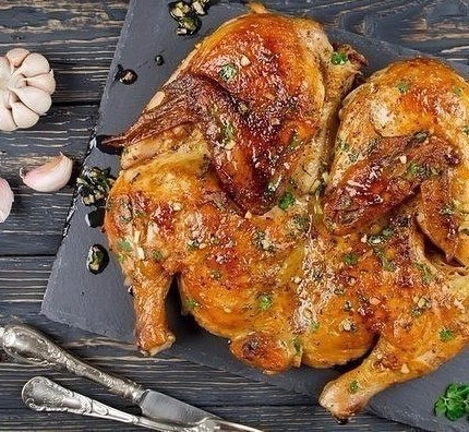 Курица по-аджарски.