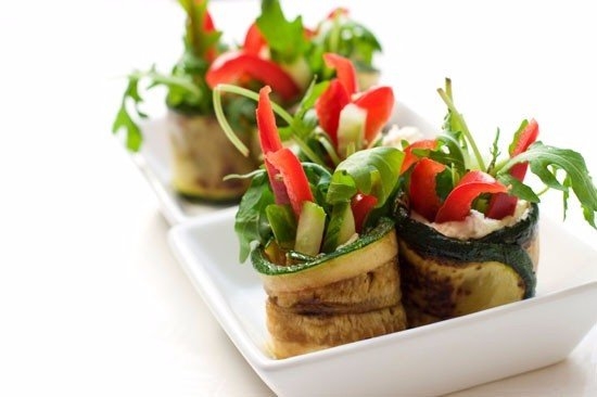 Рулетики из цуккини