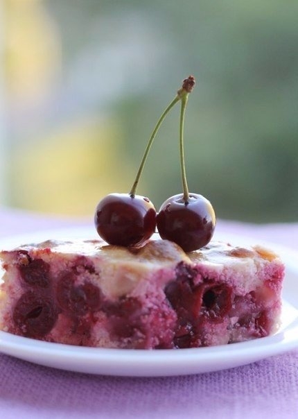 Вишневая запеканка