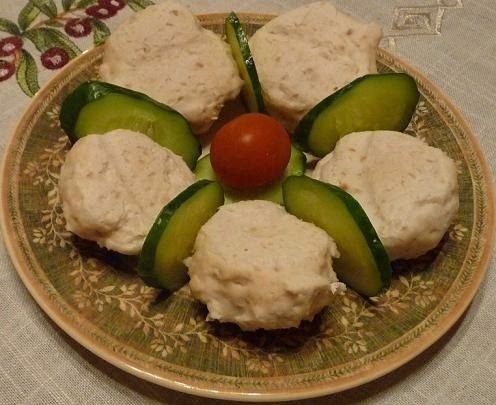 Котлеты куриные с шампиньонами, блюдо на сушке