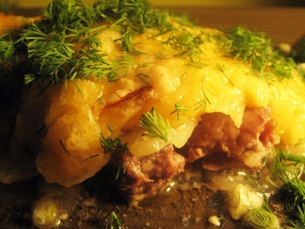 Картофельно-куриная запеканка