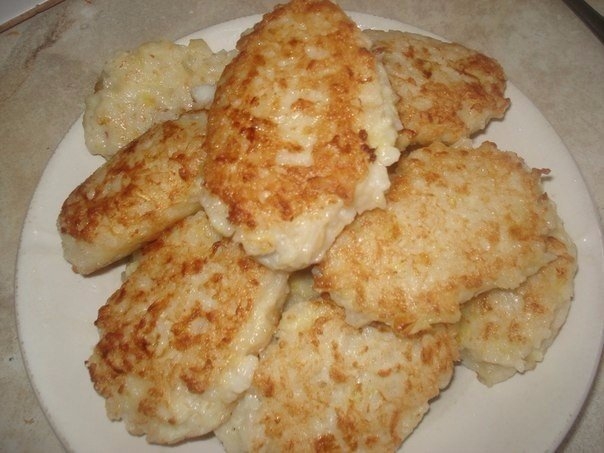 Жареные котлеты из кальмаров
