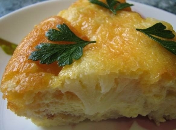 Запеканка из цветной капусты и творога