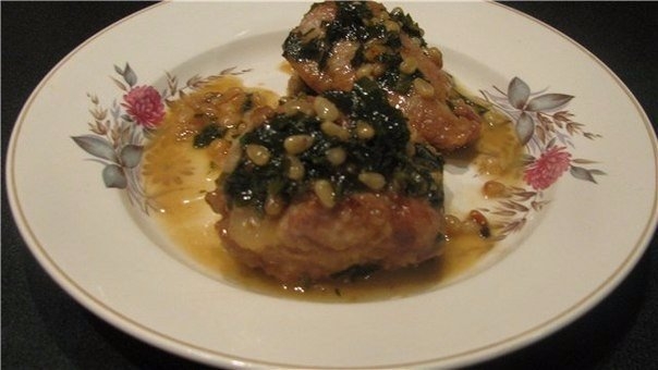 Свинина с петрушкой и лимоном