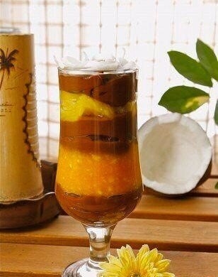 Тропический шоколадный напиток