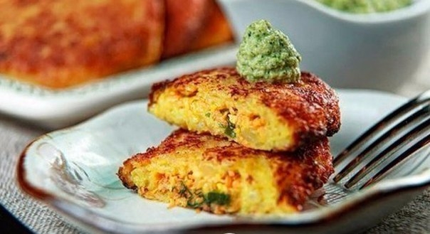 Картофельные зразы с крем-соусом