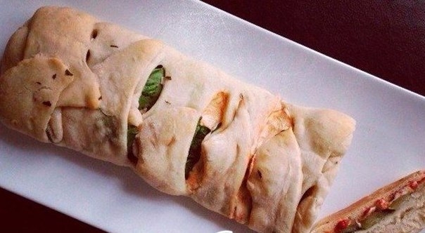 Овощной пирог стромболи