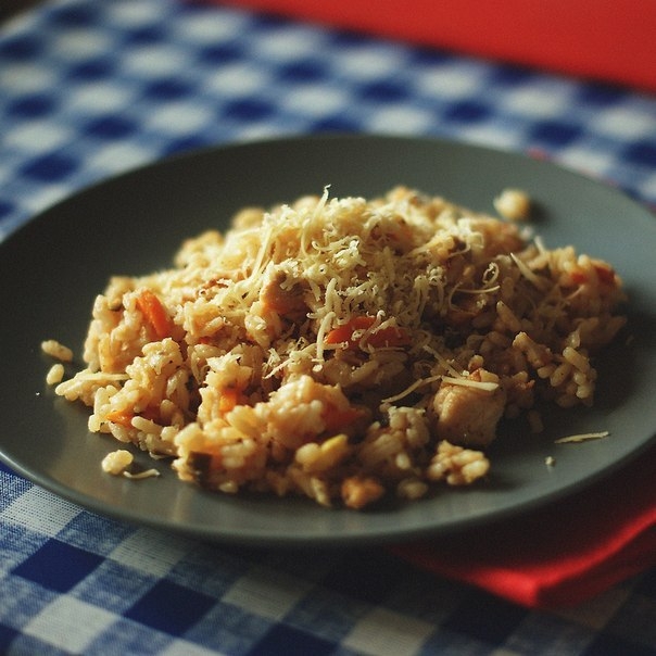 Ризотто с курицей и овощами Ризотто с курицей и овощами