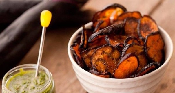 Баклажановые чипсы