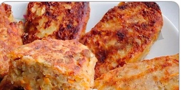 Гречневые котлеты.