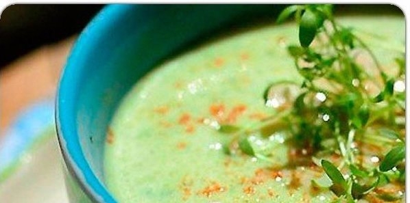 Суп с цукини и сыром