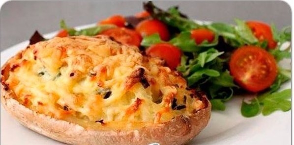 Дважды запеченный картофель