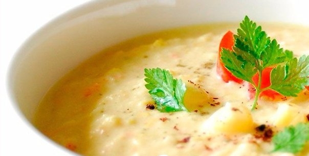 Суп из кукурузы с сельдереем