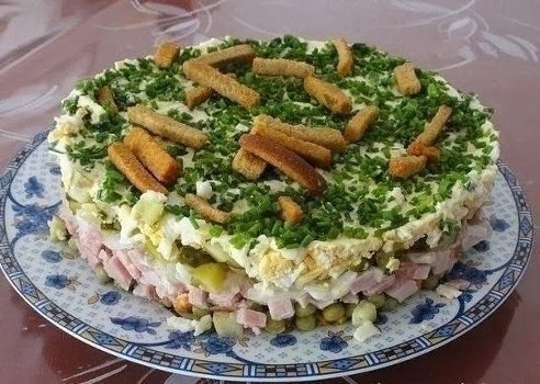 "Салат "На траве дрова" "Салат "На траве дрова"
