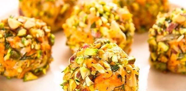 Вегетарианская закуска-салат "Круглый отличник".