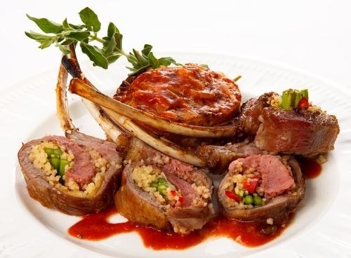 Карэ янгенка с кус-кусом Карэ янгенка с кус-кусом
