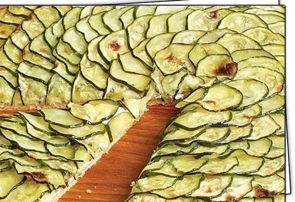 Пирог из брынзы и цуккини