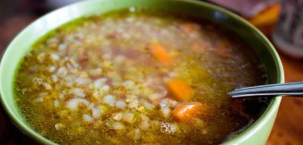 Быстрый и вкусный гречневый суп.