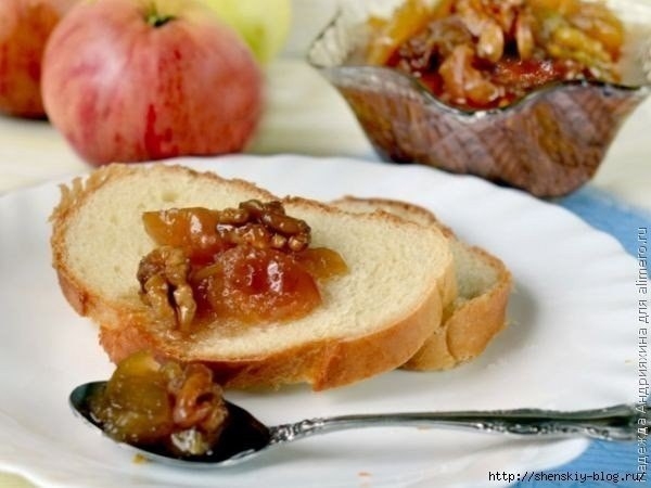 ВКУСНОЕ ЯБЛОЧНОЕ ВАРЕНЬЕ С ХРУСТЯЩИМИ ГРЕЦКИМИ ОРЕШКАМИ ВКУСНОЕ ЯБЛОЧНОЕ ВАРЕНЬЕ С ХРУСТЯЩИМИ ГРЕЦКИМИ ОРЕШКАМИ