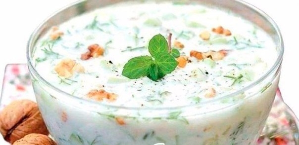 Витаминный, освежающий летний супчик - Болгарский суп Таратор