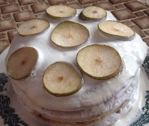 Вкусный торт на завтрак!