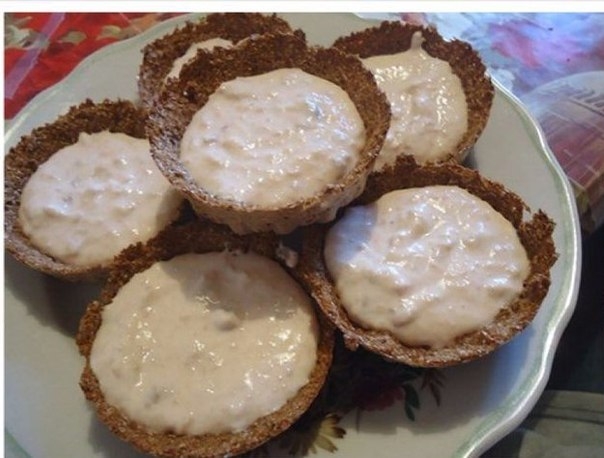 ТАРТАЛЕТКИ С КРЕМОМ ИЗ ГОРБУШИ