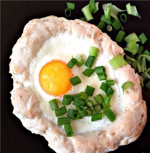 ЗАПЕЧЕННОЕ ЯЙЦО С КУРИНЫМ ФАРШЕМ