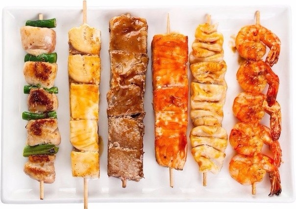 Как приготовить японские шашлычки?