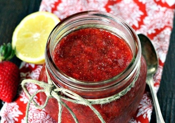 КЛУБНИЧНЫЙ ДЖЕМ БЕЗ САХАРА
