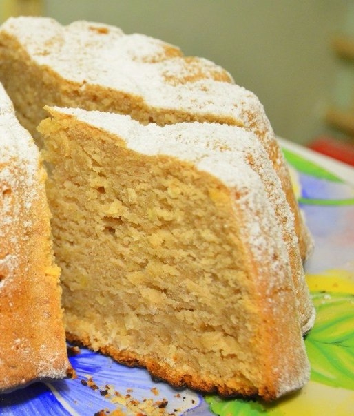 Кабачковый кекс с кокосом.