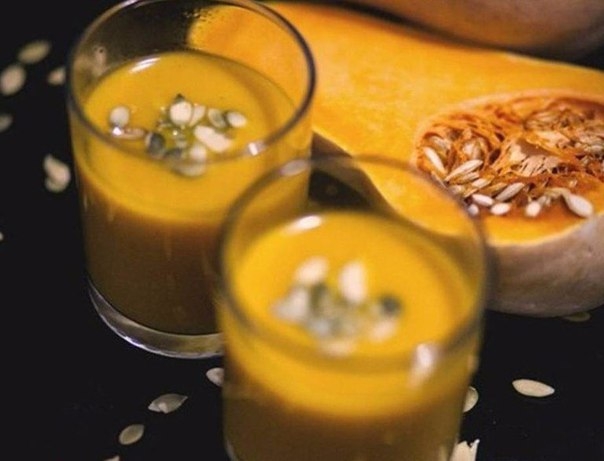 Тыквенный крем-суп с имбирем