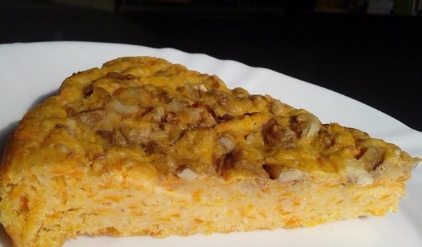 МОРКОВНЫЙ ПИРОГ С ТВОРОГОМ