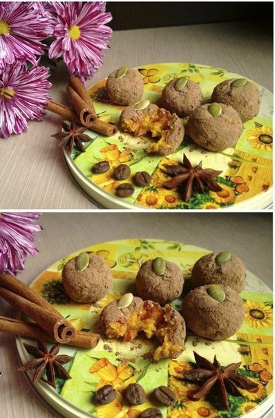 ТЫКВЕННЫЕ "КОНФЕТЫ" НА ЗАВТРАК