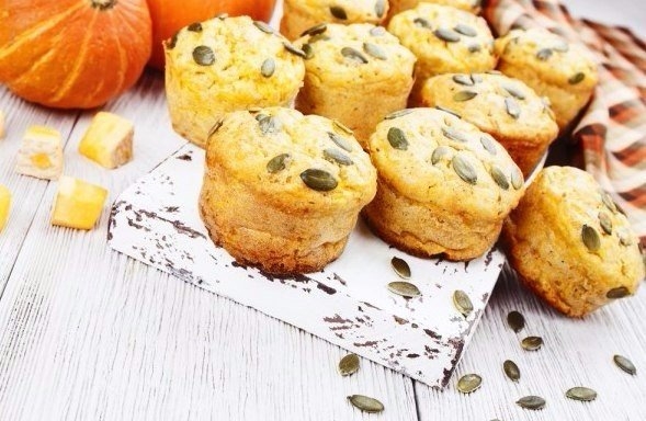 Тыквенно-кукурузные маффины