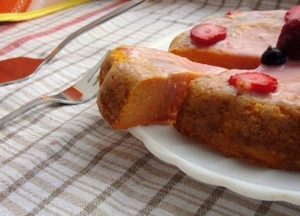 Воздушный пирог из тыквы