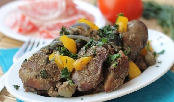 Пикантное блюдо для гурманов. Ароматно, ярко, восхитительно вкусно!