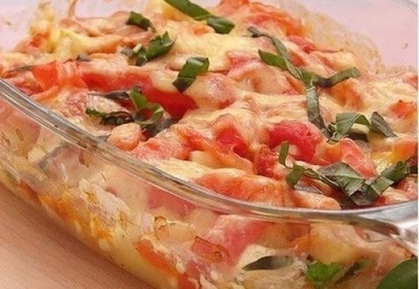 Потрясающее яркое блюдо из сочных овощей и сыра. Разбираем чудный рецепт!