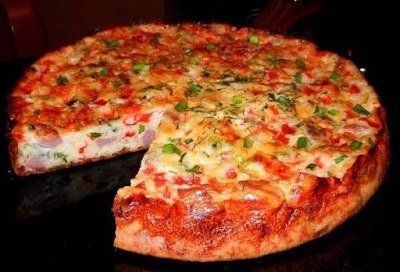 Очень простой рецепт пирога, которым можно накормить большую дружную компанию! Быстро и ярко!