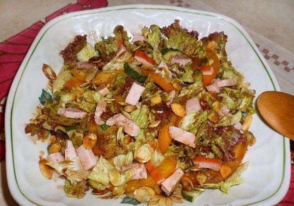 Необычный салат на каждый день. Насыщенный вкус и яркий цвет!