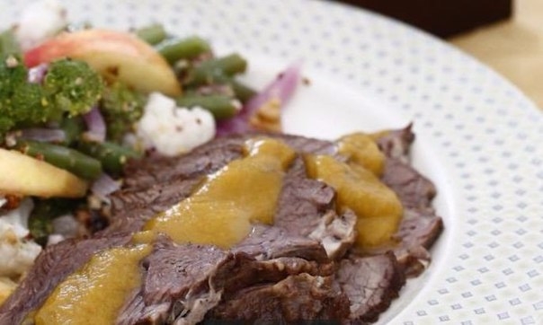 Восхитительная нежная говядинка с ароматным соусом порадует всех за столом! Готовьте с удовольствием