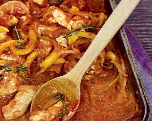 из нежного диетического мяса получается восхитительное рагу! А рецепт довольно прост!