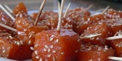 Отличный рецепт рыбки для фуршетного стола. Гости остаются очень довольны!